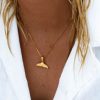 Atolea Jewelry Whale Tail Necklace | Necklaces