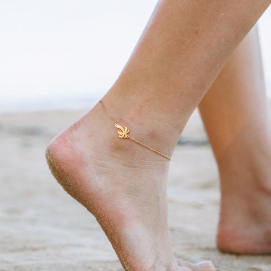 Atolea Jewelry Palm Tree Anklet | Anklets