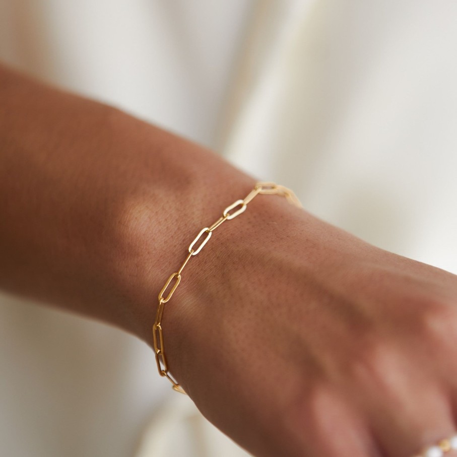 Atolea Jewelry Cozumel Paperclip Bracelet | Bracelets