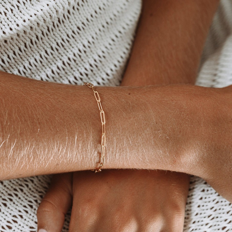 Atolea Jewelry Cozumel Paperclip Bracelet | Bracelets