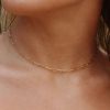 Atolea Jewelry Cozumel Paperclip Choker | Necklaces