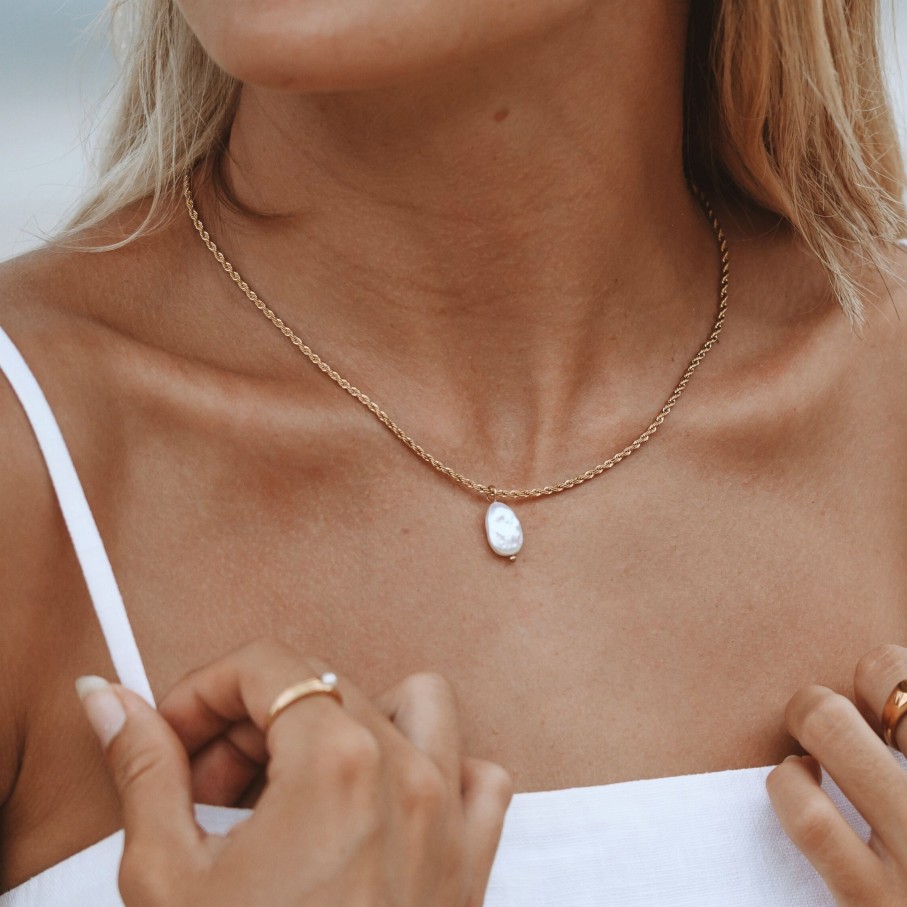 Atolea Jewelry Bold Pearl Necklace | Necklaces