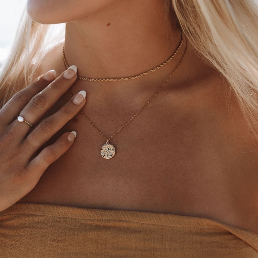 Atolea Jewelry Sand Dollar Necklace | Necklaces