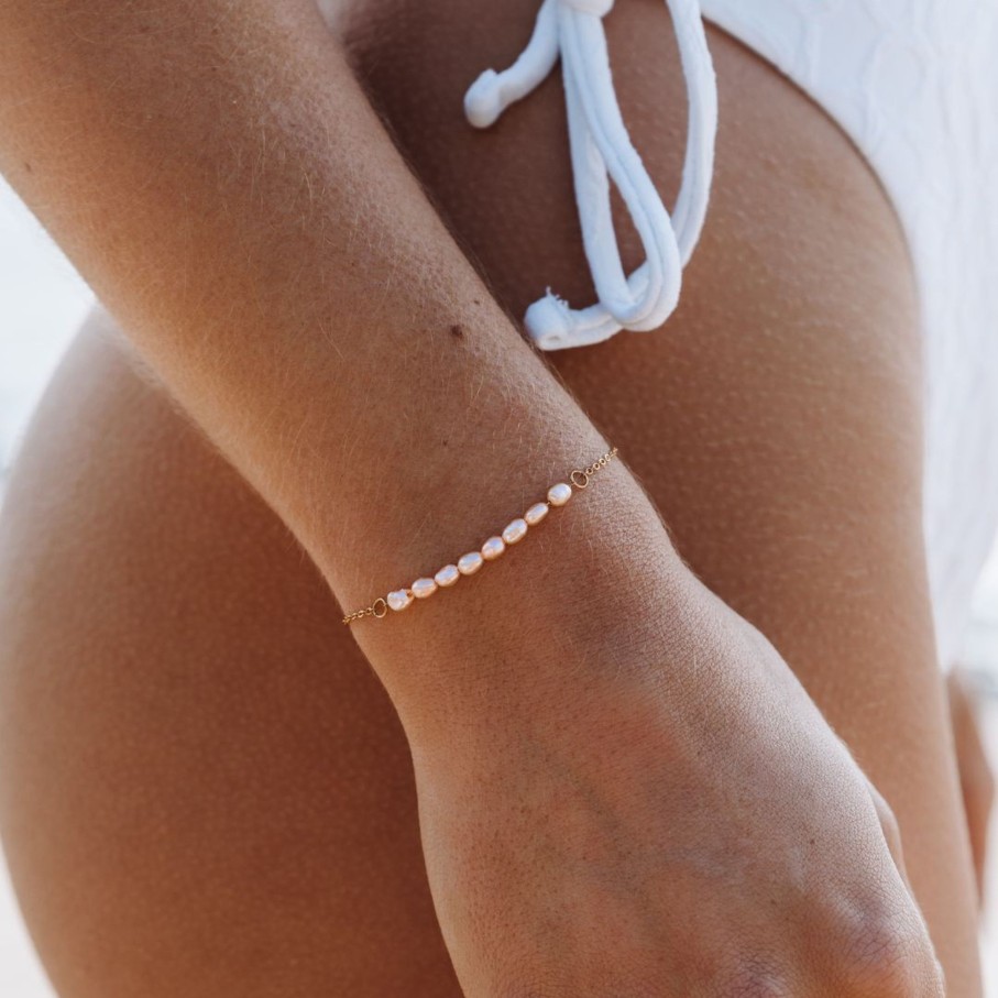 Atolea Jewelry Pink Freshwater Pearl Bracelet | Pearls