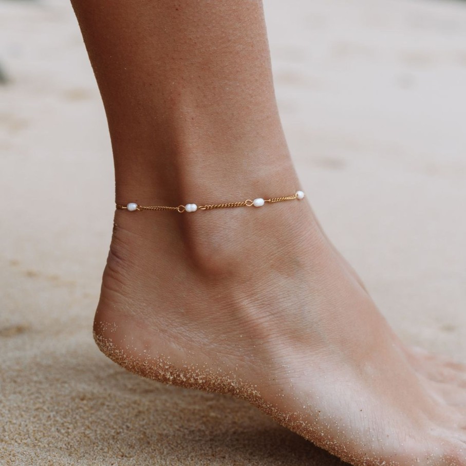 Atolea Jewelry Freshwater Pearls Anklet | Pearls