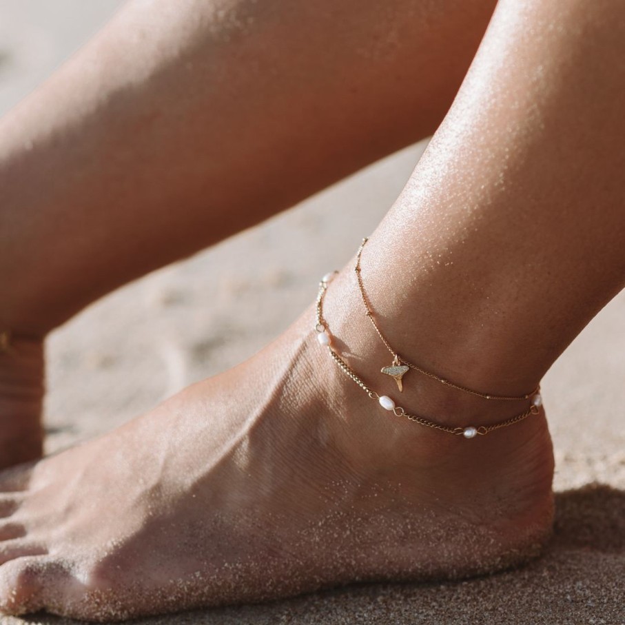 Atolea Jewelry Shark Tooth Anklet | Anklets