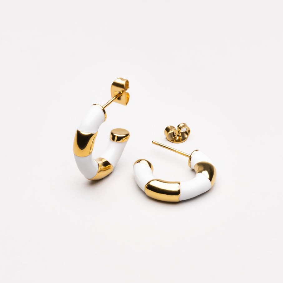 Atolea Jewelry Bamboo Hoops | Earrings