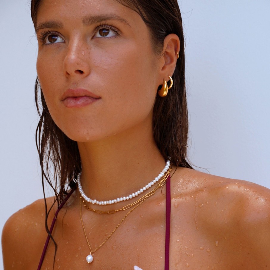 Atolea Jewelry Mini Freshwater Pearl Choker | Necklaces