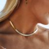 Atolea Jewelry Chunky Herringbone Choker | Necklaces