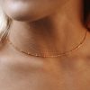 Atolea Jewelry Tangerine Beaded Choker | Necklaces